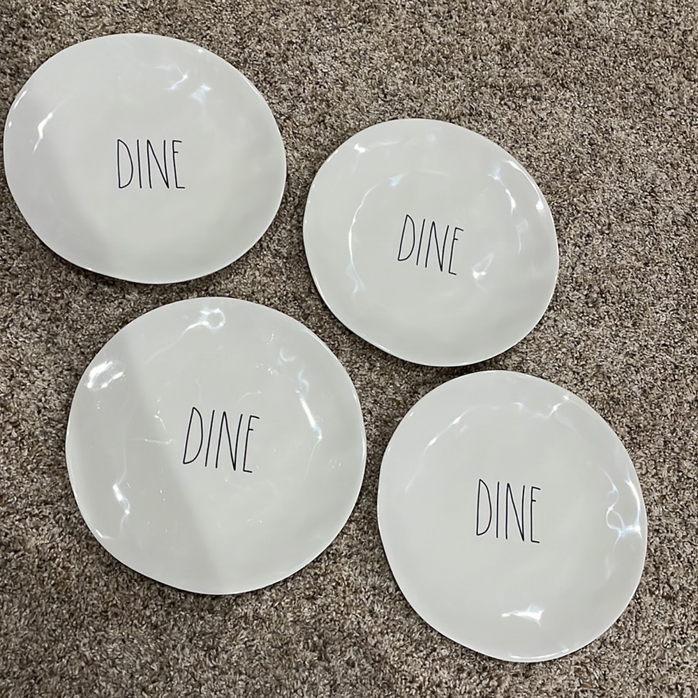 Rae Dunn melamine plates